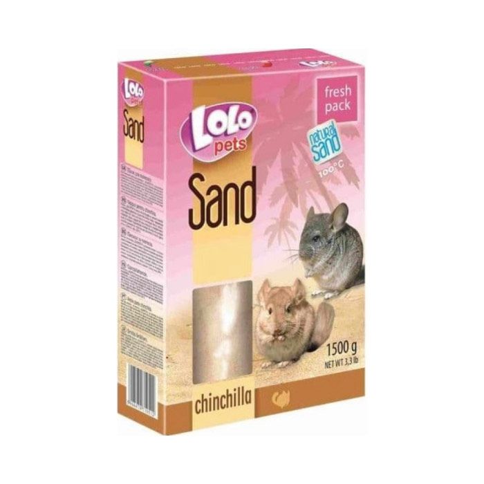 Lolo Pets SAND chinchilla Пісок для шиншил 1,5 кг