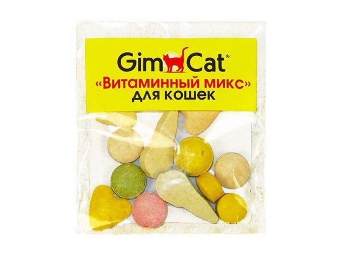 Ласощі для котів GimCat Вітамінний мікс 12 г (мультивітамін)