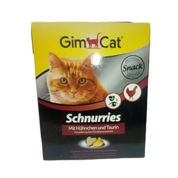 Ласощі для котів GimCat Schnurries 420 г (курка), поштучно