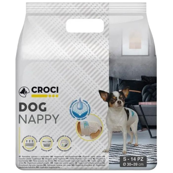 Підгузки для собак DOG NAPPY CROCI