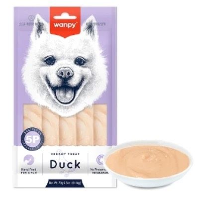 Wanpy Creamy Lickable Treat Duck ВАНПІ КАЧКА рідкі ласощі для собак