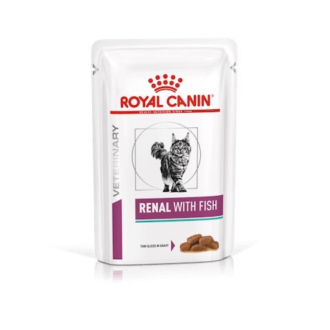 Royal Canin Vet Renal with Fish Вологий корм для котів при захворюванні нирок, з рибою 85 г