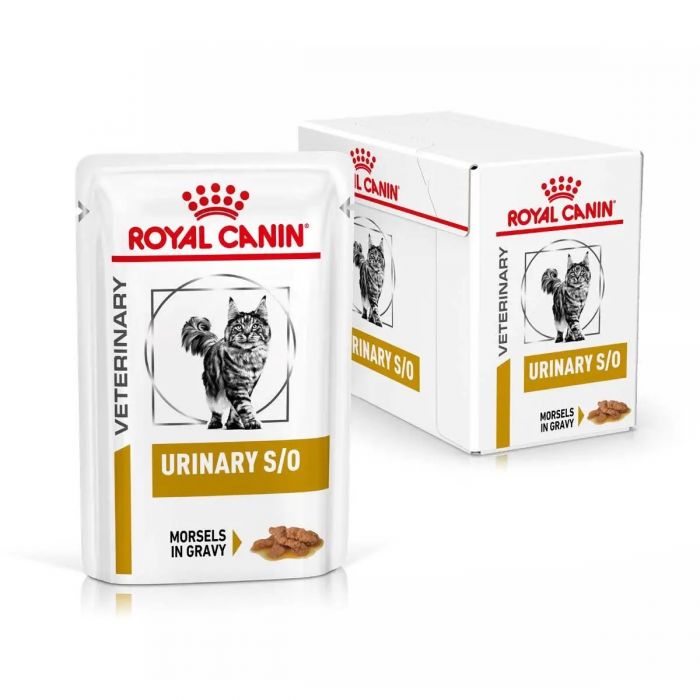 Royal Canin Vet Urinary S/O Вологий корм для котів при сечокам'яній хворобі, шматочки в соусі 85 г