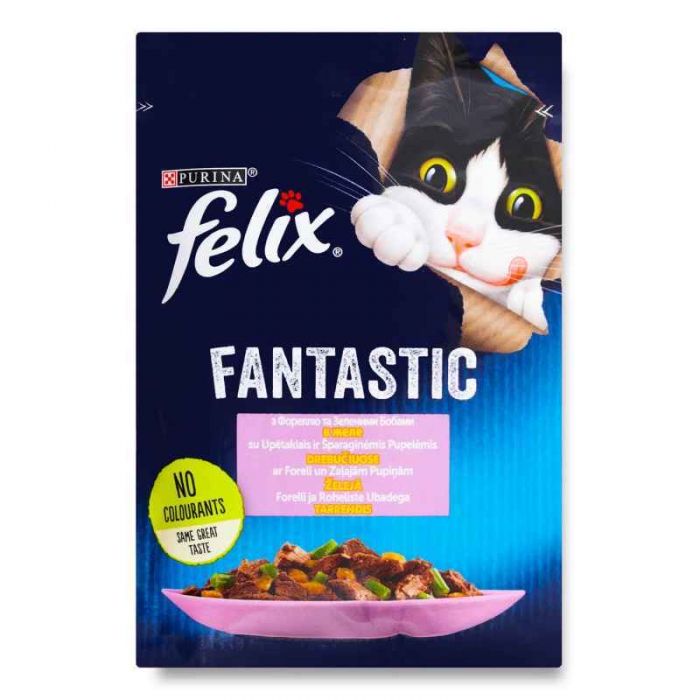 Felix® (Фелікс). З фореллю та зеленими бобами.