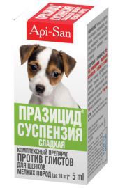 Api-san Празицид-суспензия для щенков мелких пород - 6 мл