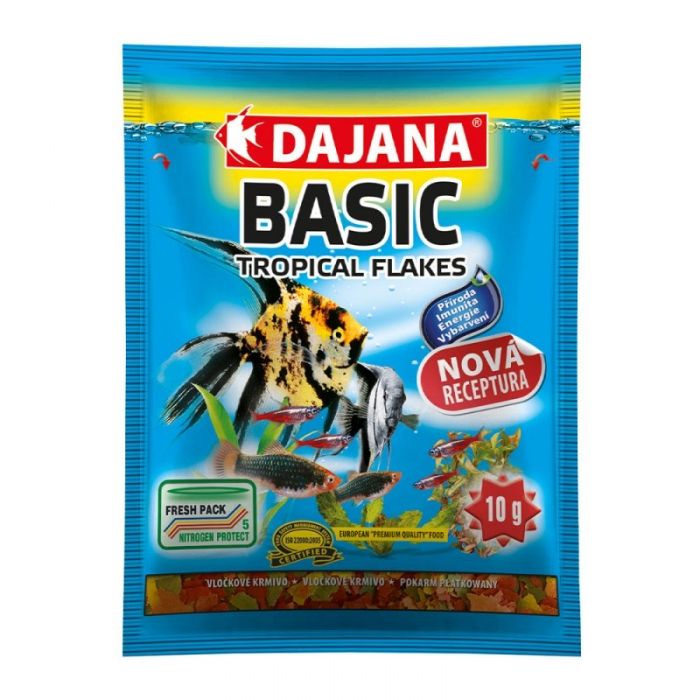 Корм для всіх видів акваріумних риб у пластівцях Dajana BASIC TROPICAL FLAKES