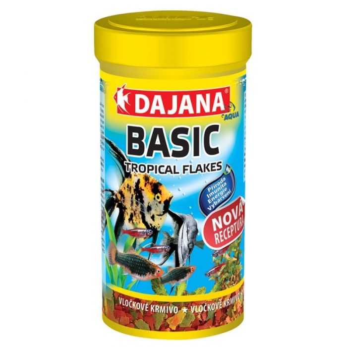 Корм для всіх видів акваріумних риб у пластівцях Dajana BASIC TROPICAL FLAKES