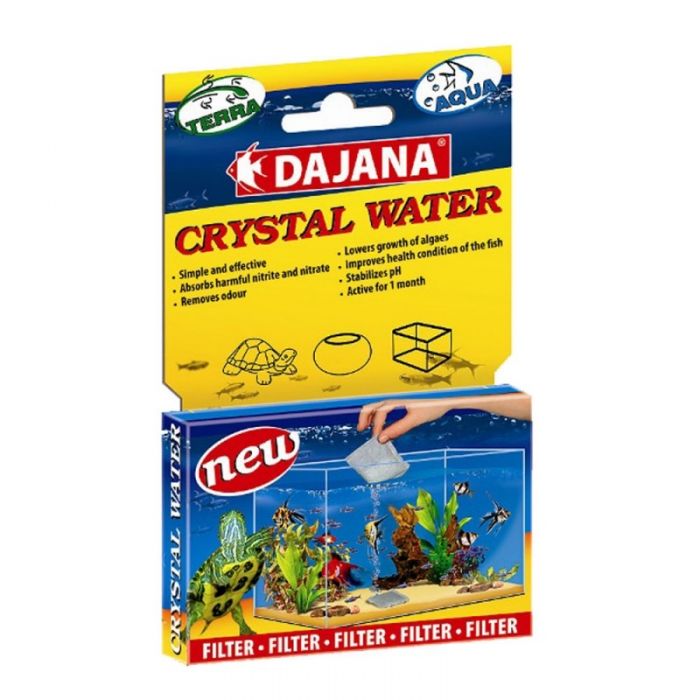 Мінеральний фільтр для очищення води акваріума Dajana CRYSTAL WATER, 2 шт по 20 г