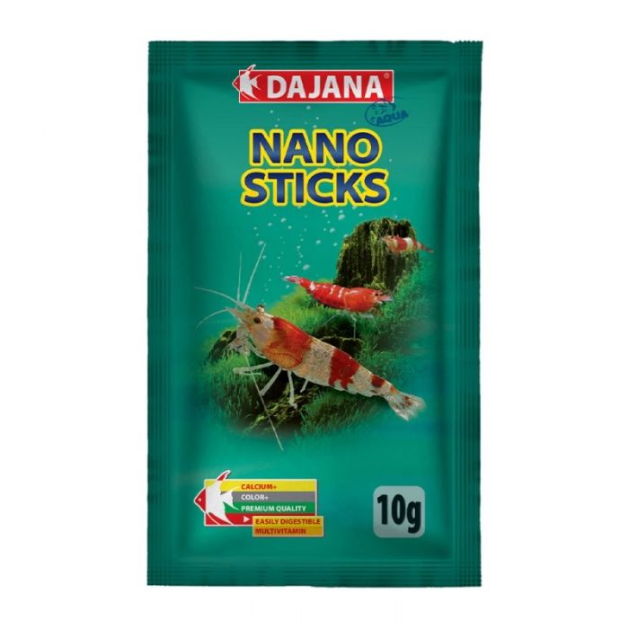 Корм для прісноводних і морських ракоподібних у вигляді гранул Dajana NANO Sticks