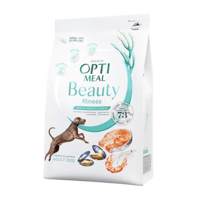 Optimeal Dog Beauty Fitness Healthy Weight & Joints корм для собак усіх порід з морепродуктами