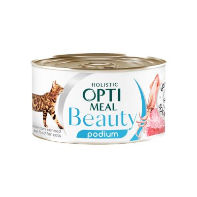 Optimeal Beauty Podium Вологий корм для котів 70 г