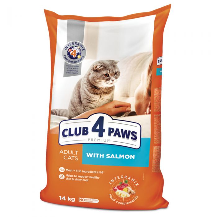 Club 4 Paws Premium Adult Salmon Сухий корм для кішок з лососем