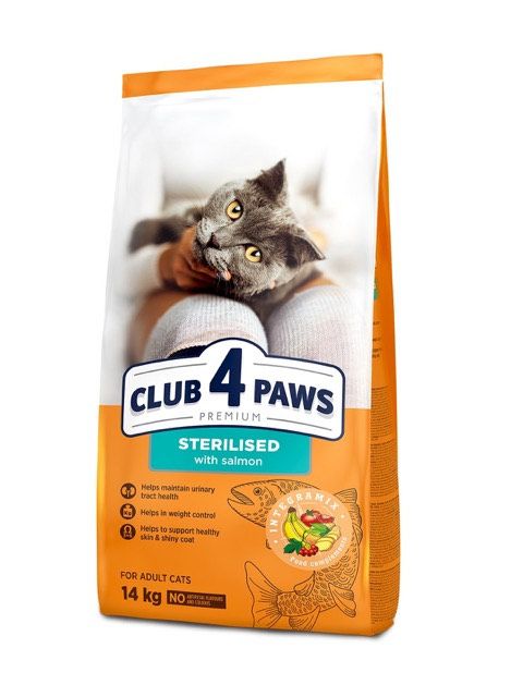 Club 4 Paws Premium Сухий корм для котів стерилізованих та кастрованих котів