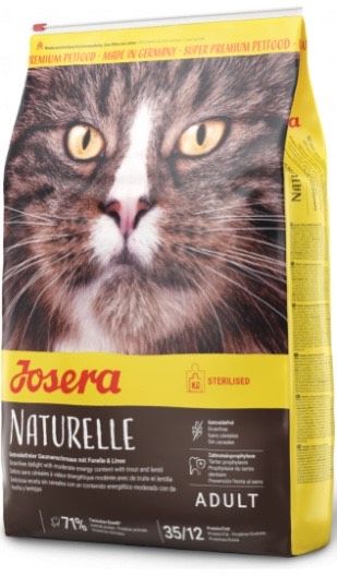 Josera Cat Naturelle беззерновий сухий корм для дорослих стерилізованих кішок і кастрованих котів