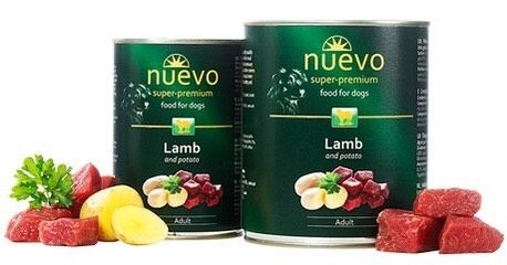 Nuevo Adult Lamb&Potato Вологий корм для собак з ягнятком та картоплею