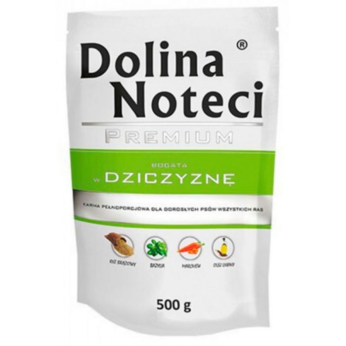 Dolina Noteci PREMIUM Консерви для собак дичина з овочами і рисом 500 г