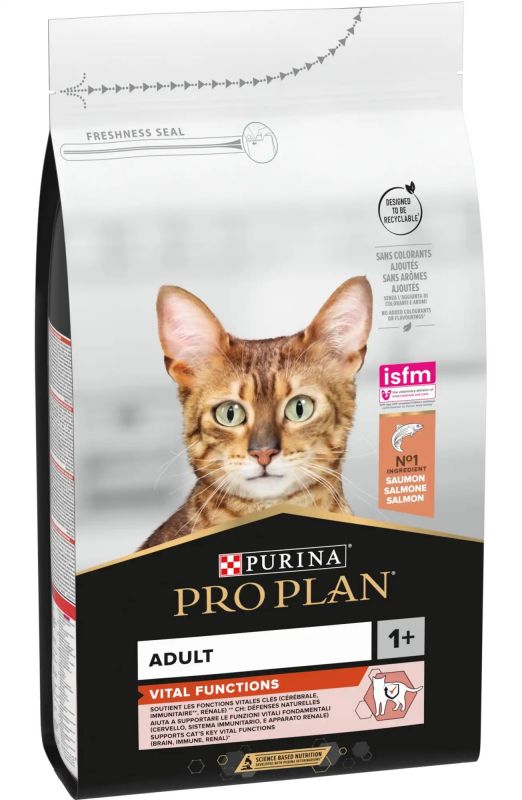 Purina Pro Plan Adult Сухий корм для кішок, лосось та рис, на вагу