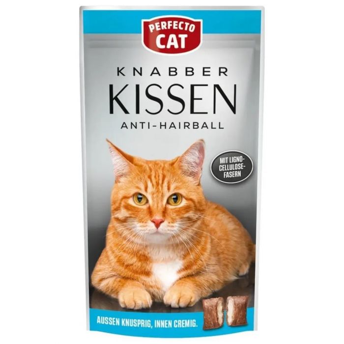 Ласощі для кішок Perfecto Cat Anti Hairball подушечки проти грудок шерсті 50 г