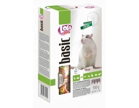 Корм для декоративних щурів LoLo Pets, 500 гр